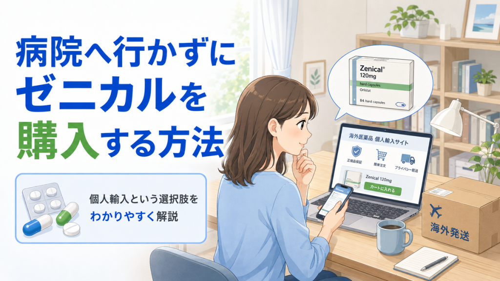 病院へ行かずにゼニカルを購入する方法